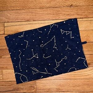 BAGGU Navy Constellation Midnight Large Go Pouch